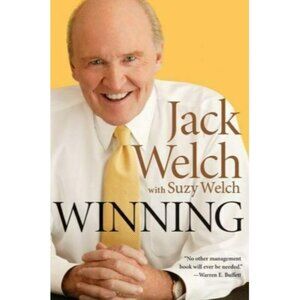 Winning Jack Welch Management & Business Book First Edition 2005 Hardcover
